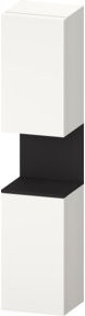 Duravit Hochschrank Qatego mit 2 Türen, Grau und Weiß Matt, B/T/H: 40 x 36 x 176 cm - Bild 1