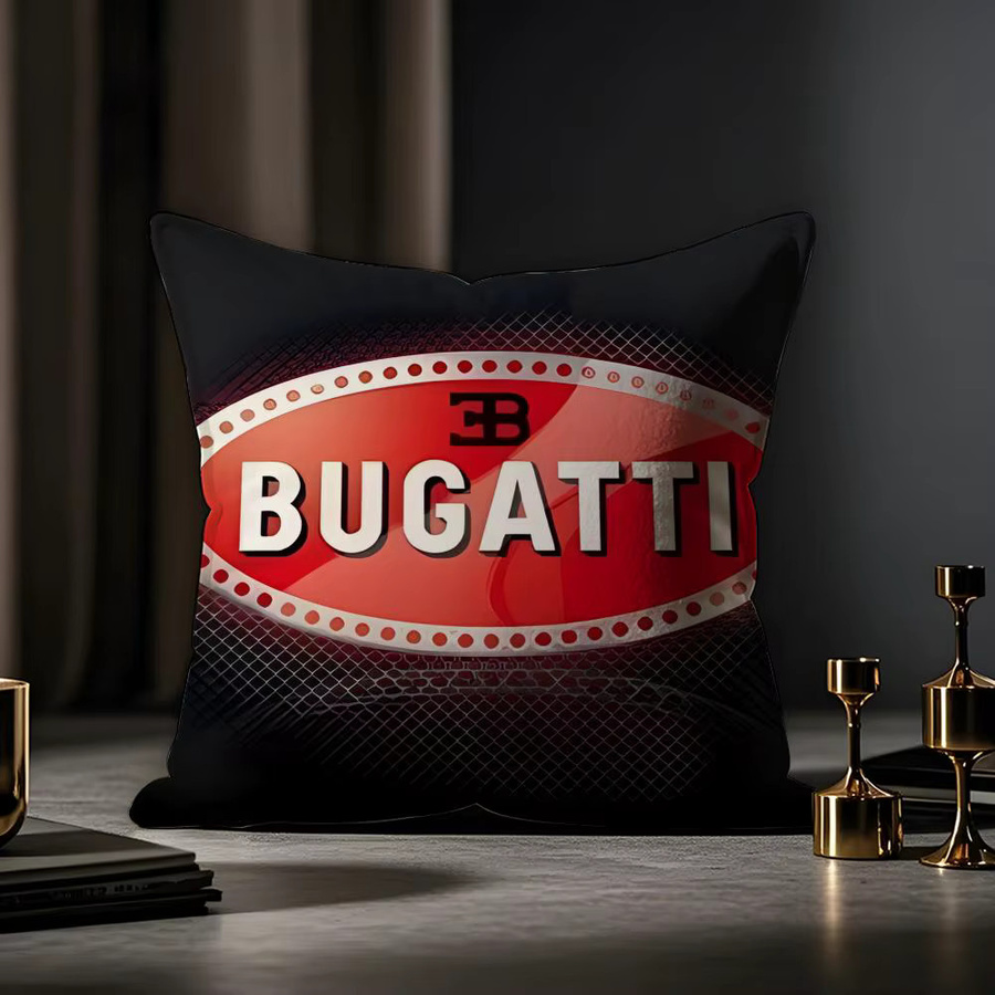 Bugatti Kissenbezug aus Plüsch in Schwarz mit allergikerfreundlichem Anti-Milben-Schutz, quadratisch, Breite: 30 cm, Höhe: 30 cm - Bild 5