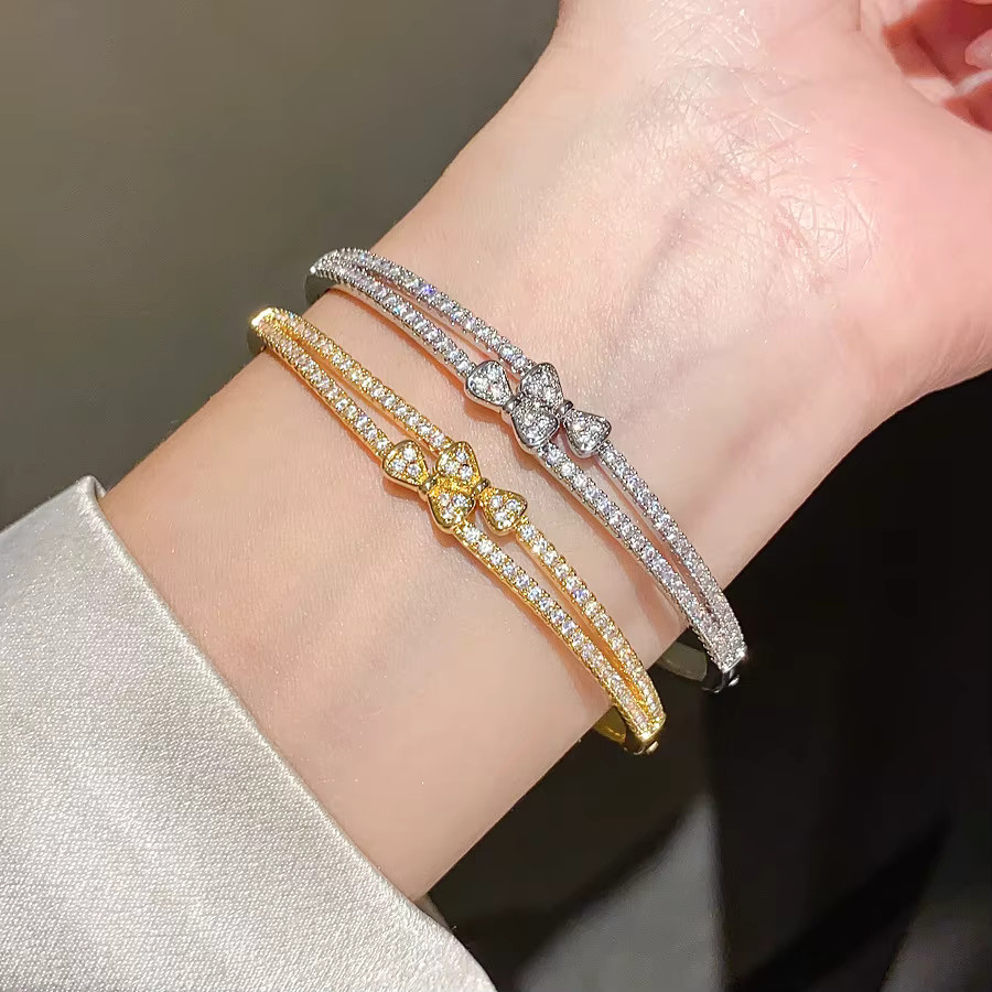 ZAKOL Armband, 18 Karat vergoldet, Zirkonia, Damen - Bild 2