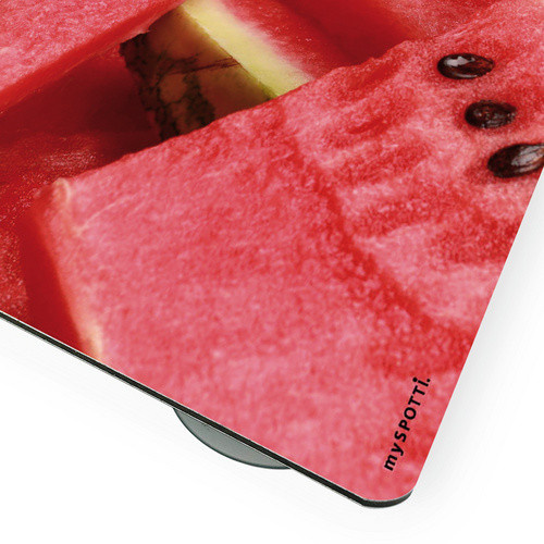 mySPOTTI Mini-Spritzschutz Watermelon aus Aluverbund in Rot und Grün, B/T/H: 41,0 x 59,0 x 1,0 cm - Bild 2