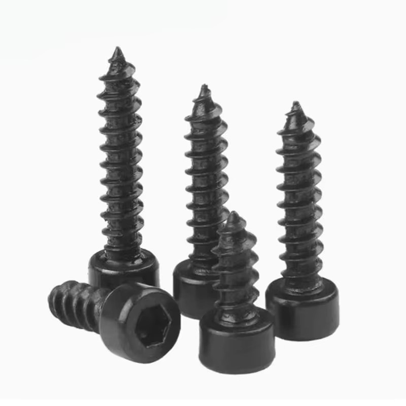 Angooter Selbstschneidende Innensechskant-Sechskantschrauben Güteklasse 8,8 in Schwarz für Lautsprecher (M2, M2,6, M3, M4) - Bild 5