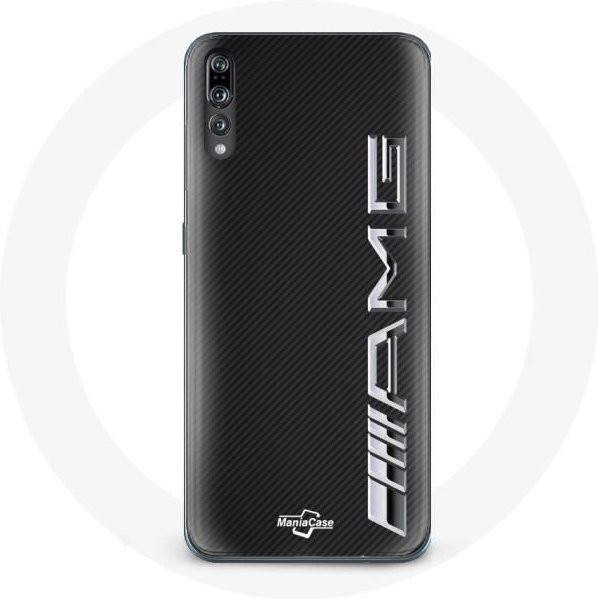 Schutzhülle AMG für Huawei P20 Pro in Schwarz mit Karbon-Optik und flexibler Passform - Bild 1