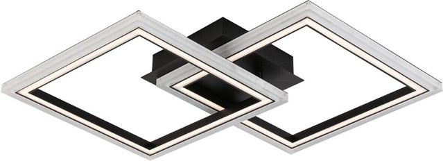 Nolo Deckenleuchte Christina LED in Schwarz aus Metall und Kunststoff, B/H/T: 35 x 6,5 x 57 cm - Bild 1