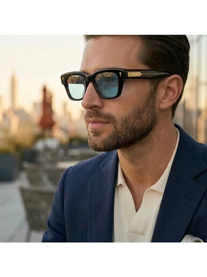 Sunshador Sonnenbrille, Vollrand, Square, Acetat, Unisex - Bild 5