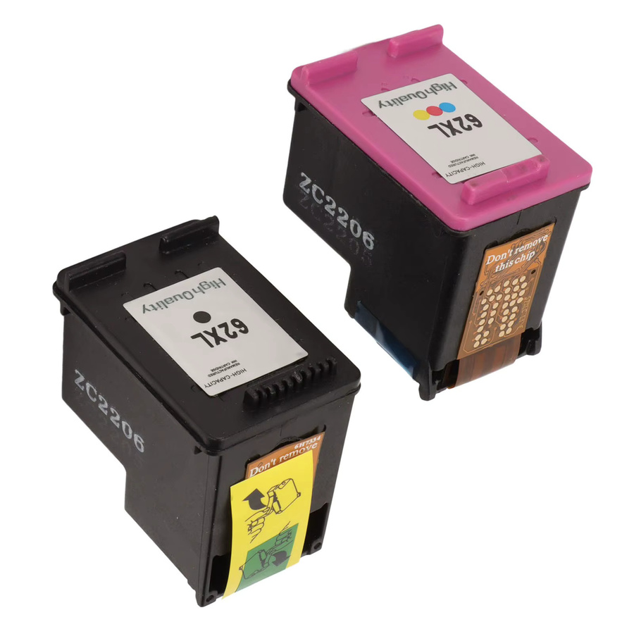 Aibecy Tintenpatronen Set 62XL in Schwarz und Farbe als Ersatz für HP OfficeJet 200 258 5540 5542 5640 7640 Drucker, 2 Stück - Bild 4