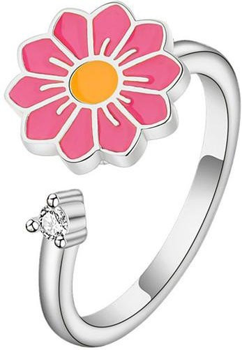 YULIN Ring, Kupfer, Kristall, Bunt, Blume, Damen - Bild 1