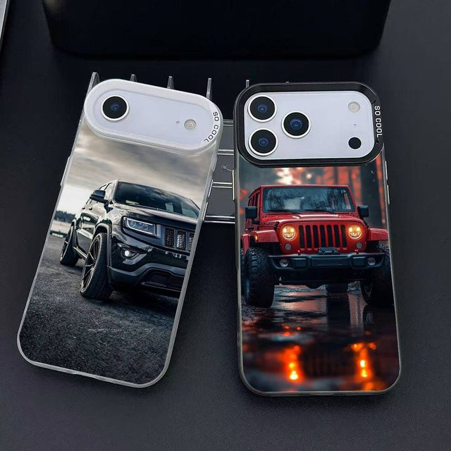 J-Jeeps Offroad-SUV Handyhülle mit schützender Beschichtung für iPhone 12 bis iPhone 17 Pro Max Plus - Bild 1