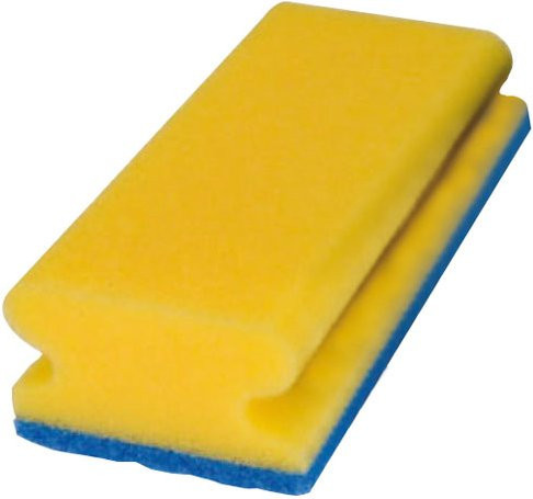 Kuechenprofi Profi Power Bäderschwamm Vlies Gelb, nicht kratzend, 1 Stück - Bild 1