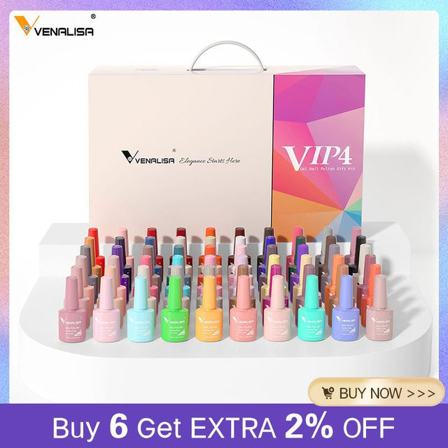 Venalisa VIP5 Gel Nagelset, Glänzend - Bild 1