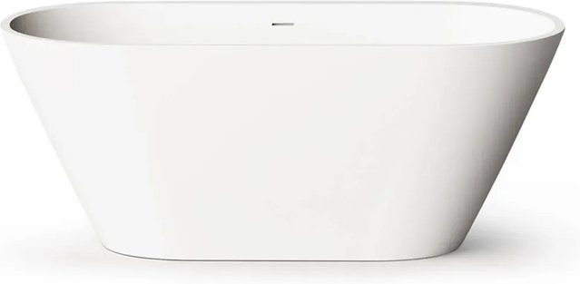 PAA Badewanne Deco Nudo aus Mineralguss in Weiß Matt, B/T/H: 166 x 72,5 x 63 cm - Bild 1