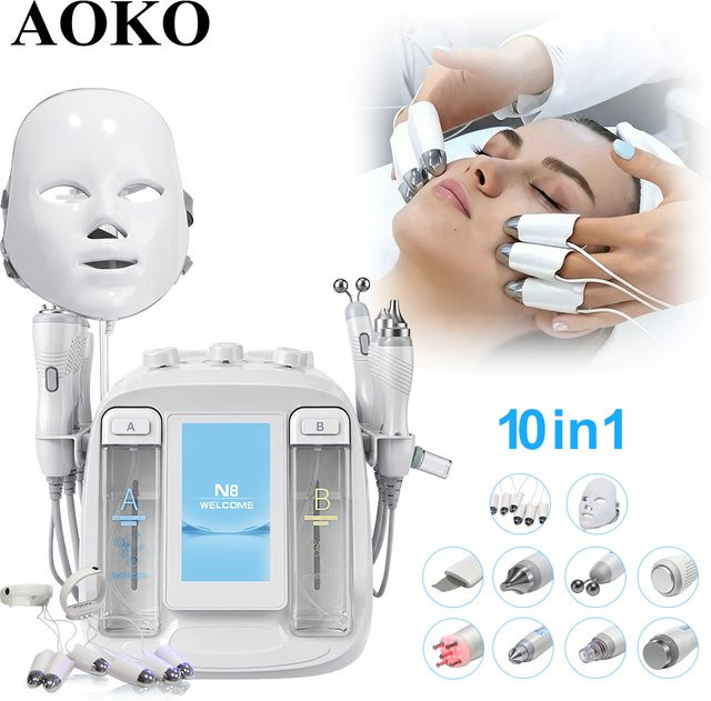 AOKO 10-in-1 Gesichts-Spa-Maschine mit Wasserstoffreinigung, Unisex - Bild 1