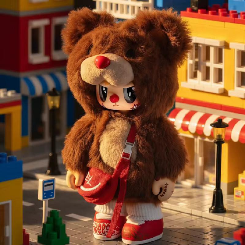 TAKARA TOMY Heißer Rebel Bär Tasche Anhänger, Plüsch Puppe, Blind Box - Bild 4