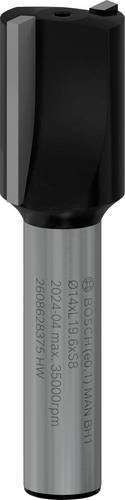 Bosch Nutfräser Hartmetall für Holz mit Ø 14 mm und Schaftdurchmesser 8 mm, Länge: 51 mm - Bild 1