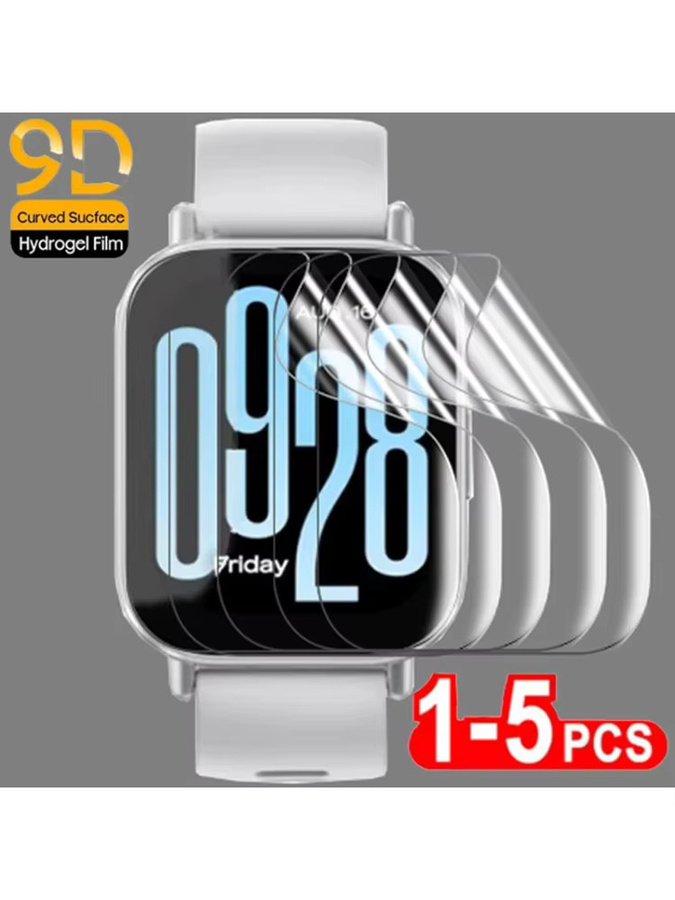 OAKCHARM Hydrogel-Displayschutz für Xiaomi Redmi Watch 5 Active, 4, 3, 2 Lite, transparent - Bild 7