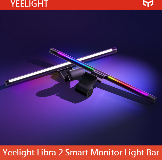 Yeelight Libra 2 Smart Monitor Light Bar RGB-Displayleuchte in Schwarz mit App-Steuerung, kompatibel mit Matter, Amazon Alexa und Google Home - Bild 1