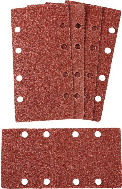 LUX-TOOLS Schleifstreifen Classic K40 für Exzenterschleifer, Rot, Breite: 9,3 cm, Höhe: 18,5 cm - Bild 1