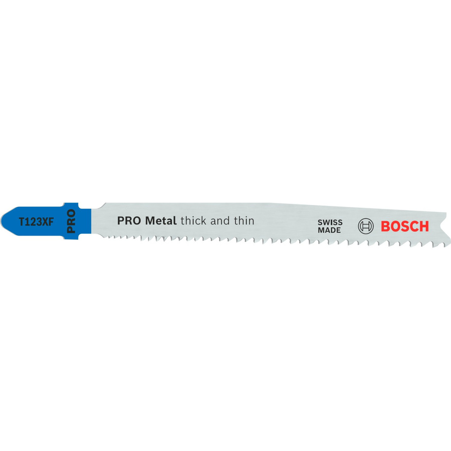 Bosch Stichsägeblatt Pro T 123 XF Progressor für Metall, Silber, 3 Stück - Bild 1