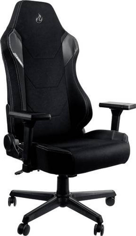 Nitro Concepts X1000 Gaming-Stuhl in Schwarz aus Mikrofaser - Bild 2