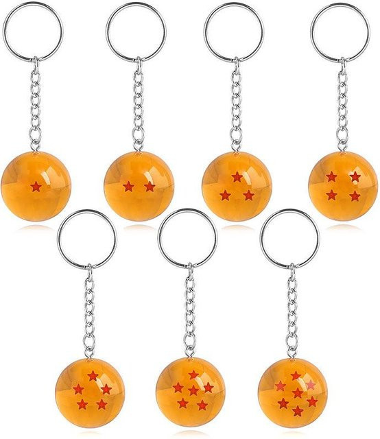 Yiran toy Dragon Ball Z Actionfigur Schlüsselanhänger 7-teiliges Set - Bild 1