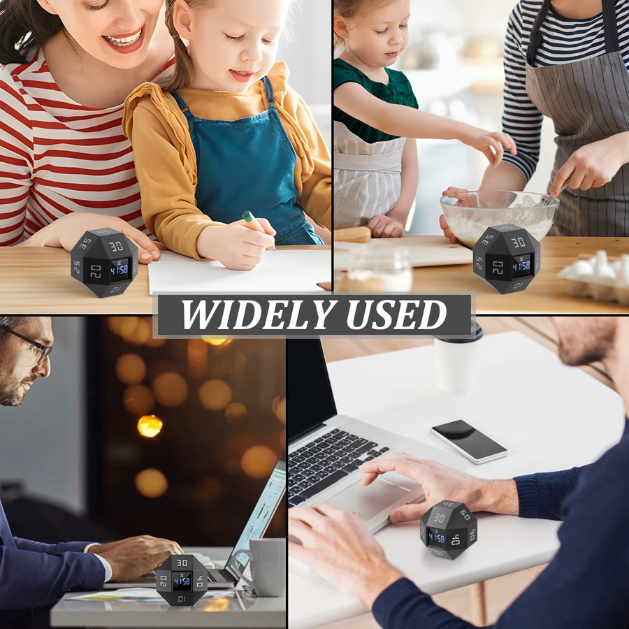 Willstar Cube Timer mit LED Display und Schwerkraftsensor in Schwarz - Bild 5