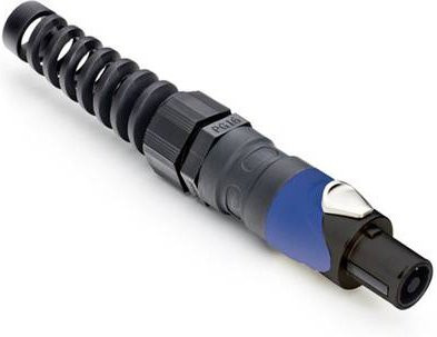 Amphenol SP-4-FBL Schraubverbinder aus Metall in Schwarz - Bild 1