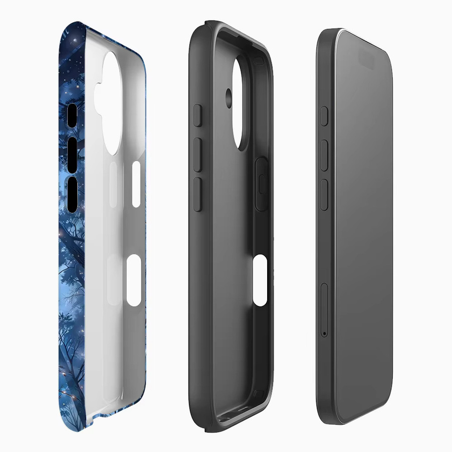 Potdemiel Wald-Glow Handyhülle für iPhone 17 16 15 14 13 Pro Max Plus, magnetisch, Schneeweiß - Bild 1