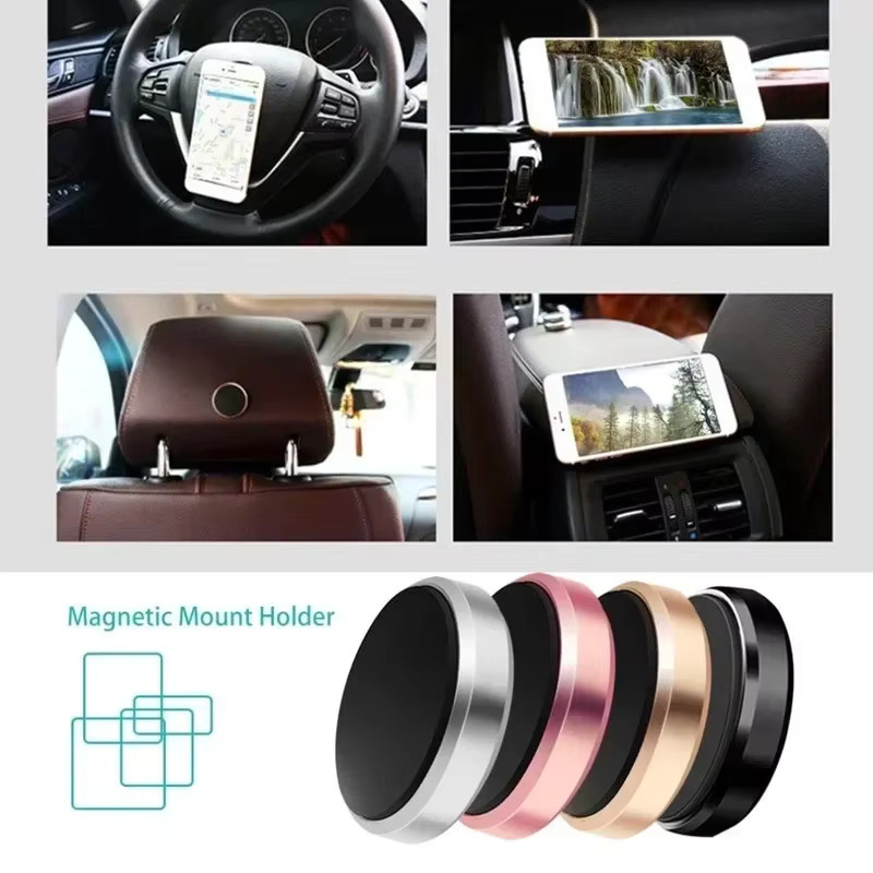 Magnetischer Autotelefonhalter in Gold für iPhone, Samsung, Xiaomi und Huawei zur Befestigung am Armaturenbrett oder an Wänden - Bild 5