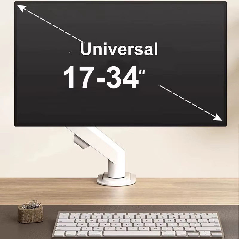BEISHI VESA-Halterungsadapter-Kit Universelle Nicht-VESA-Montagehalterung für 75 VESA und 100 VESA Monitorarme in Weiß - Bild 3