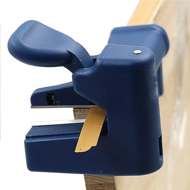 YOMO Manueller Kantenschneider für PVC-Kanten und Holzbearbeitung in Blau - Bild 1