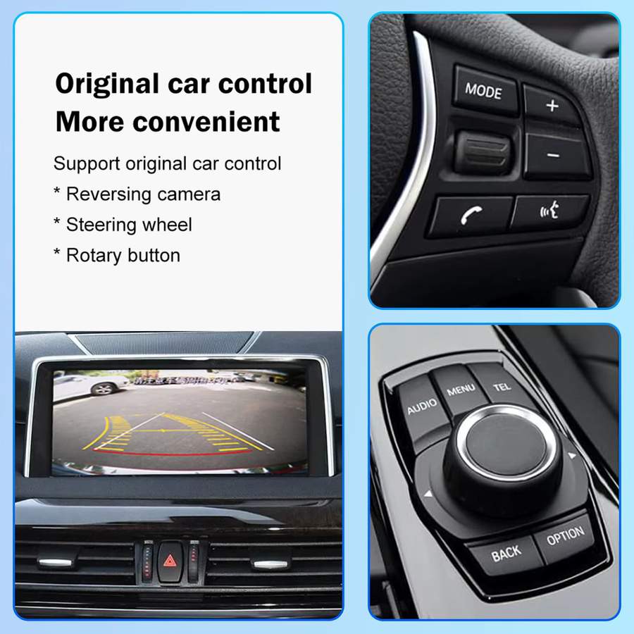 WRWD Kabelloses CarPlay und Android Auto Interface für BMW NBT/CIC Systeme sowie MINI, Schwarz - Bild 5