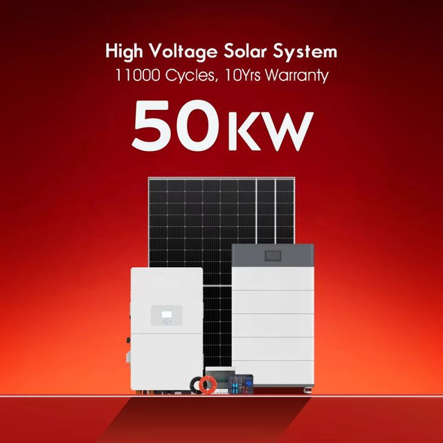Kommerzielles Hybrid-Solarenergiesystem mit Batterie und Wechselrichter als Komplettset für erneuerbare Energien (30 kW oder 50 kW) - Bild 1