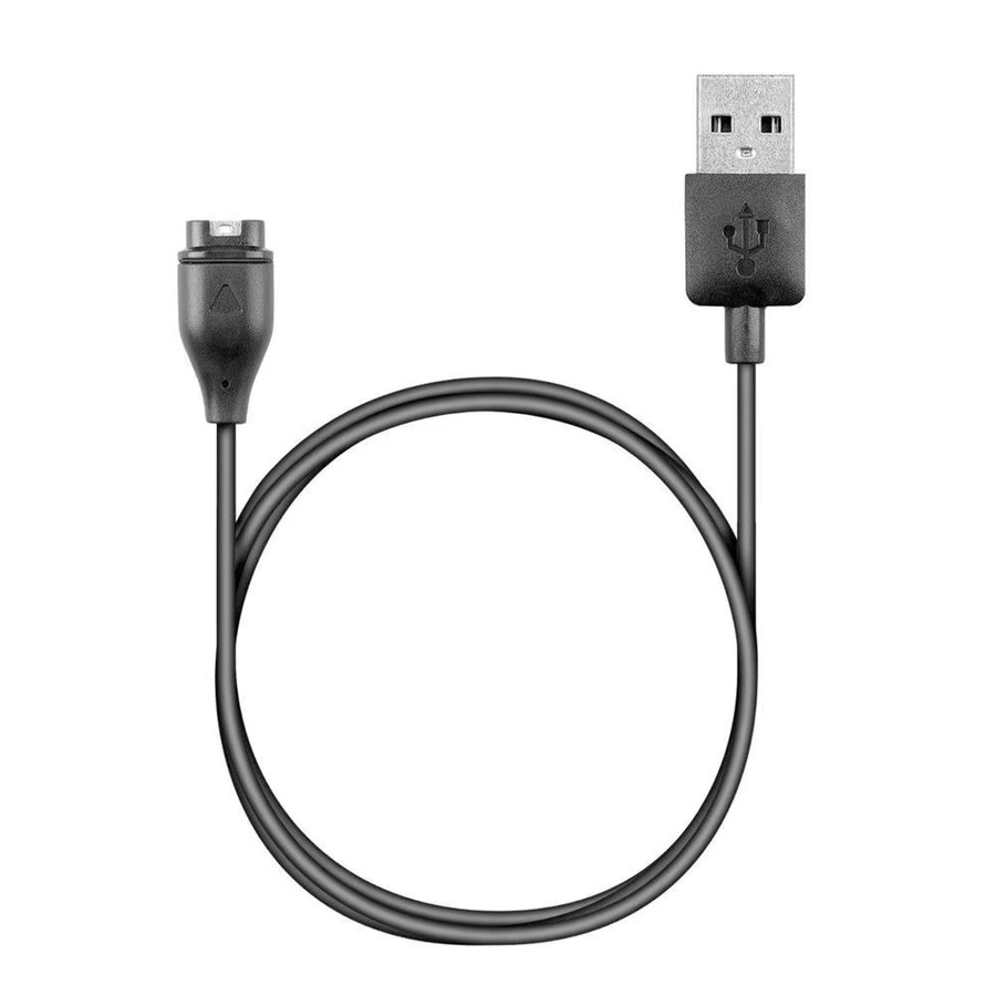 USB-Ladekabel für Garmin Fenix 8 7 6S Pro 5X Smartwatch, USB-A auf USB-C Datenleitung und Ladegerät, Schwarz - Bild 2