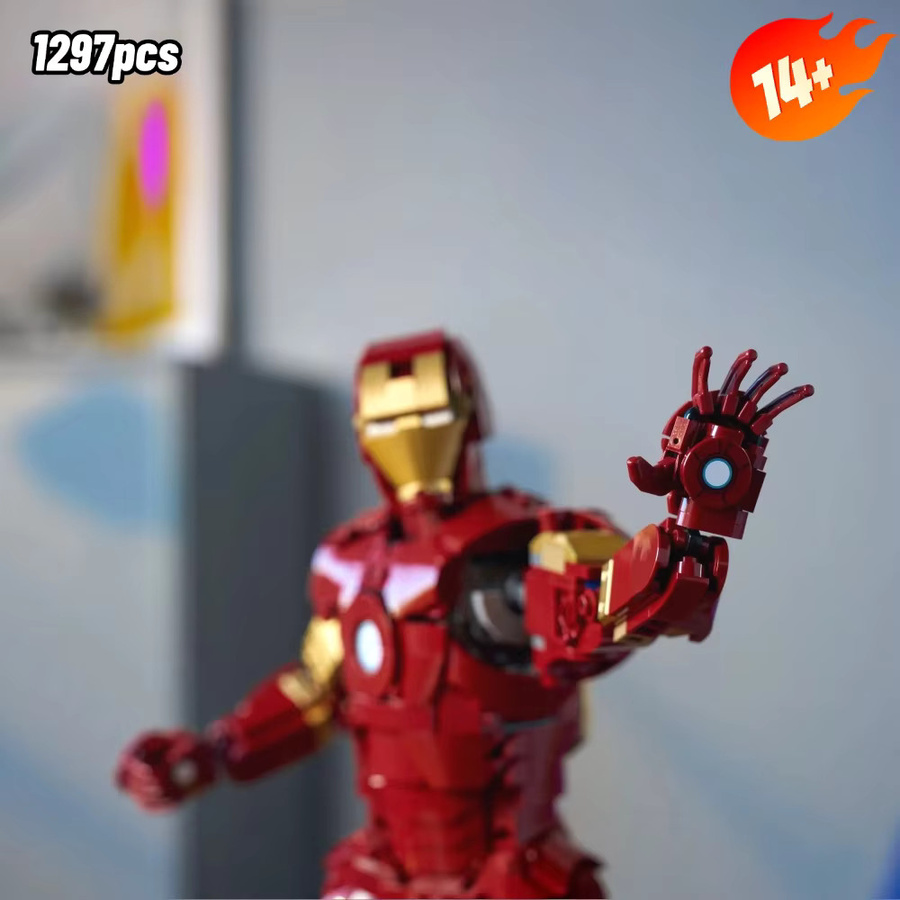 Hot Toys Marvel Helden-Puppen-Modell, Bausteine & Ornamente, 1297 Teile, ab 14 Jahren - Bild 3