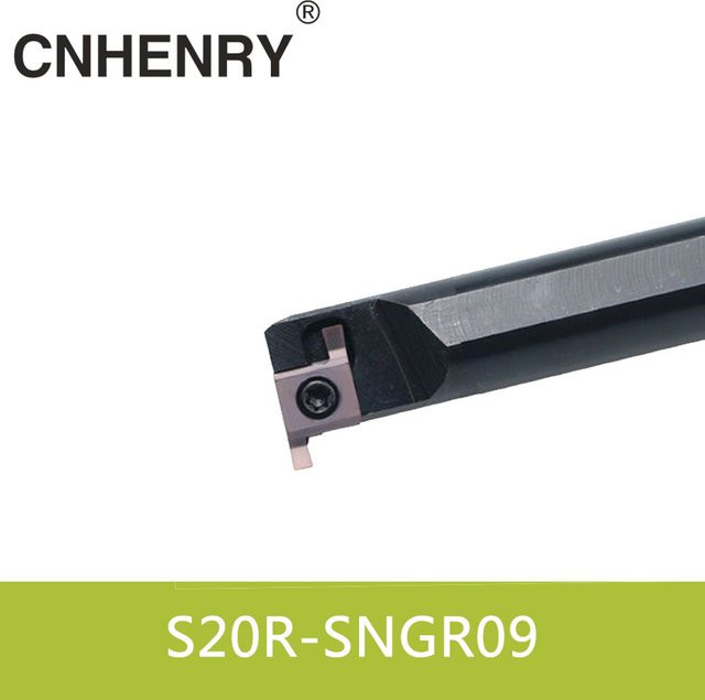 CNHENRY CNC Interne Nuten Drehmaschine Werkzeug Halter SNGR Micro-Loch Wendeschneidmaschine in Schwarz - Bild 1