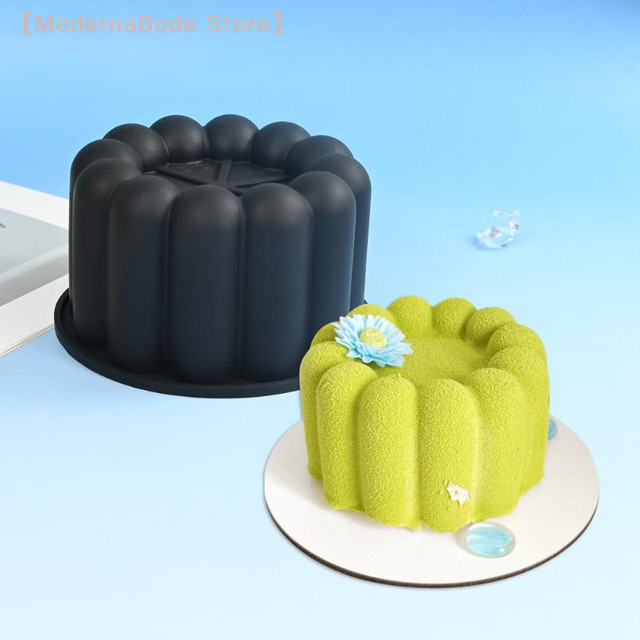 Silikonform Hoeaden in Schwarz für Bento-Kuchen, Schokolade, Mousse, Seife oder Kerzen mit Herz-, Blumen-, Quadrat- und Sternformen - Bild 1