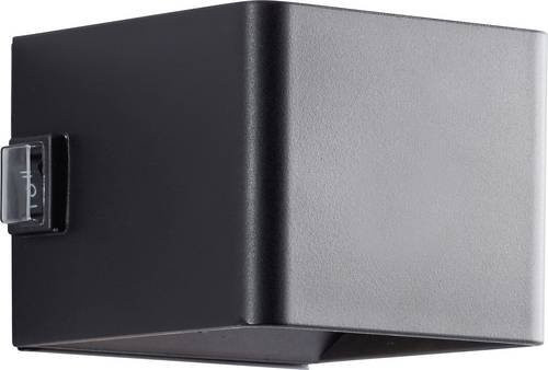 Brilliant Iseo G80126/06 Außendeckenleuchte mit Bewegungsmelder, LED 4W, Schwarz - Bild 1