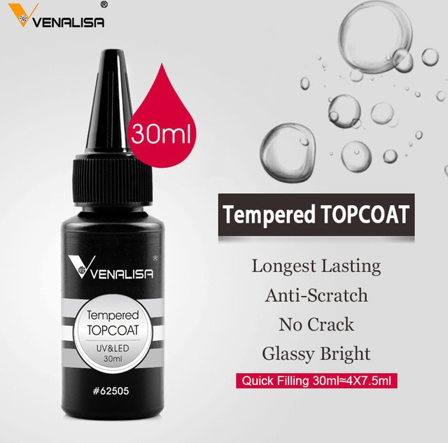 Venalisa Nagellack Decklack, Matt, 30 ml - Bild 1