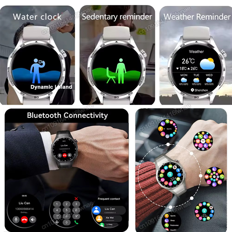 Ola Esporte Smartwatch, Schwarz, Herren, GPS, NFC, Bluetooth, Wasserdicht - Bild 5