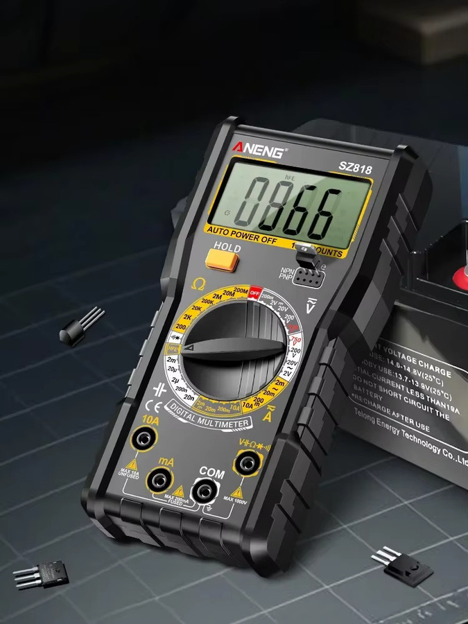 ANENG SZ818 Digitales Multimeter BT173 Batterietester-Set für AC/DC Spannung, Strom und Widerstand - Bild 3