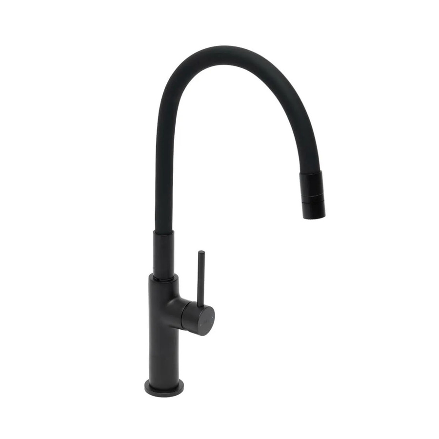 Swiss Aqua Technologies Küchenarmatur Einhebelmischer mit hohem Auslauf in Schwarz Matt, Höhe: 24,5 cm, Tiefe: 19,0 cm - Bild 2