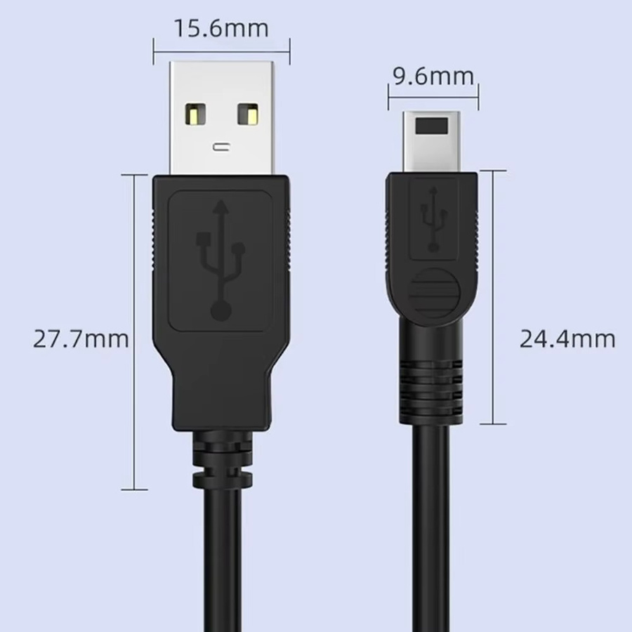 Garmin Mini-USB-Kabel Schwarz für MP3-Player, GPS und Dashcam zur Datenübertragung und zum Schnellladen - Bild 3