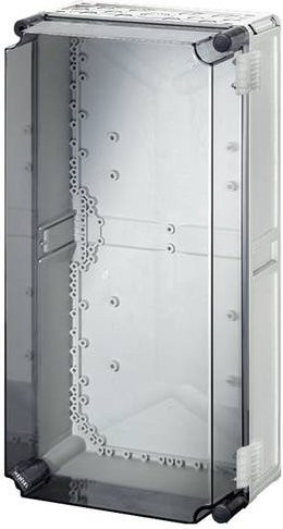 Hensel Mi 9410 Verteilungskasten aus Kunststoff in Transparent, Wandmontage, B/H/T: 30,0 x 60,0 x 21,4 cm - Bild 1