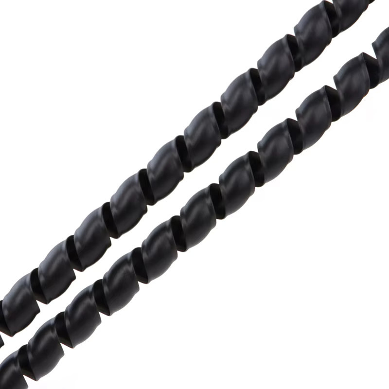 Flexibler Line Organizer Rohrdrahtschutz als Kabelhülsenabdeckung in Schwarz, Durchmesser: 8 bis 35 mm - Bild 5