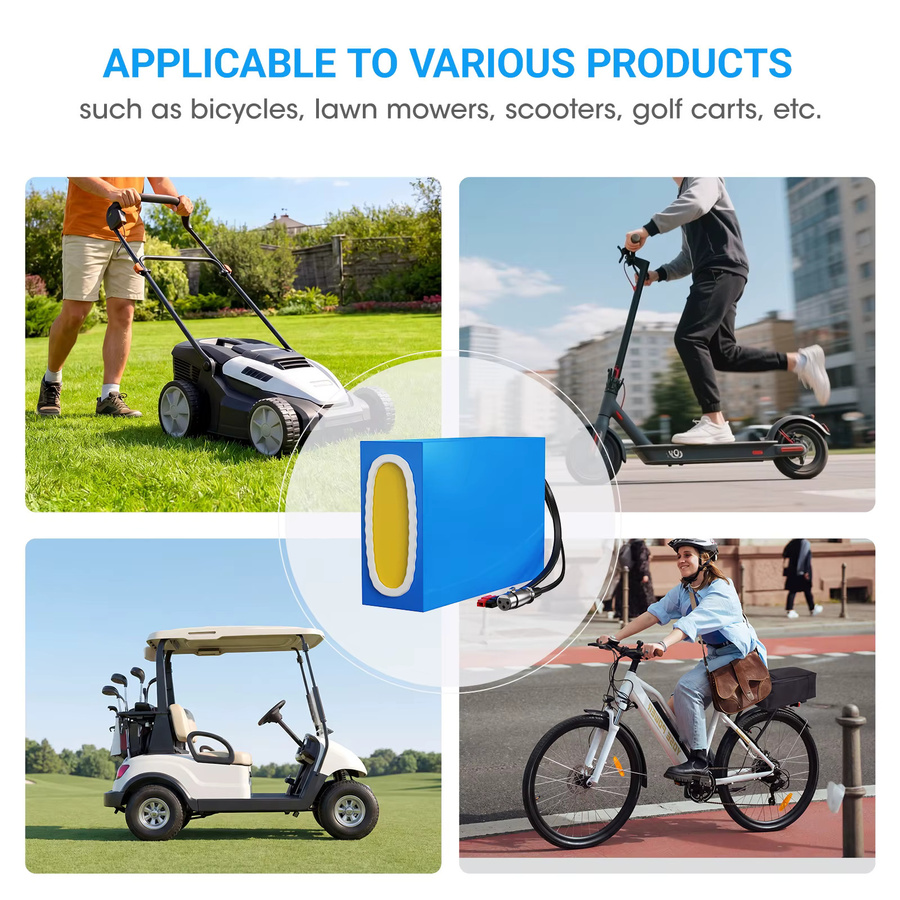 UNITPACKPOWER E-Bike-Akku mit PVC-Gehäuse in Blau, wasserdicht, geeignet für 2000W bis 3000W Elektrofahrräder und Elektroroller - Bild 5