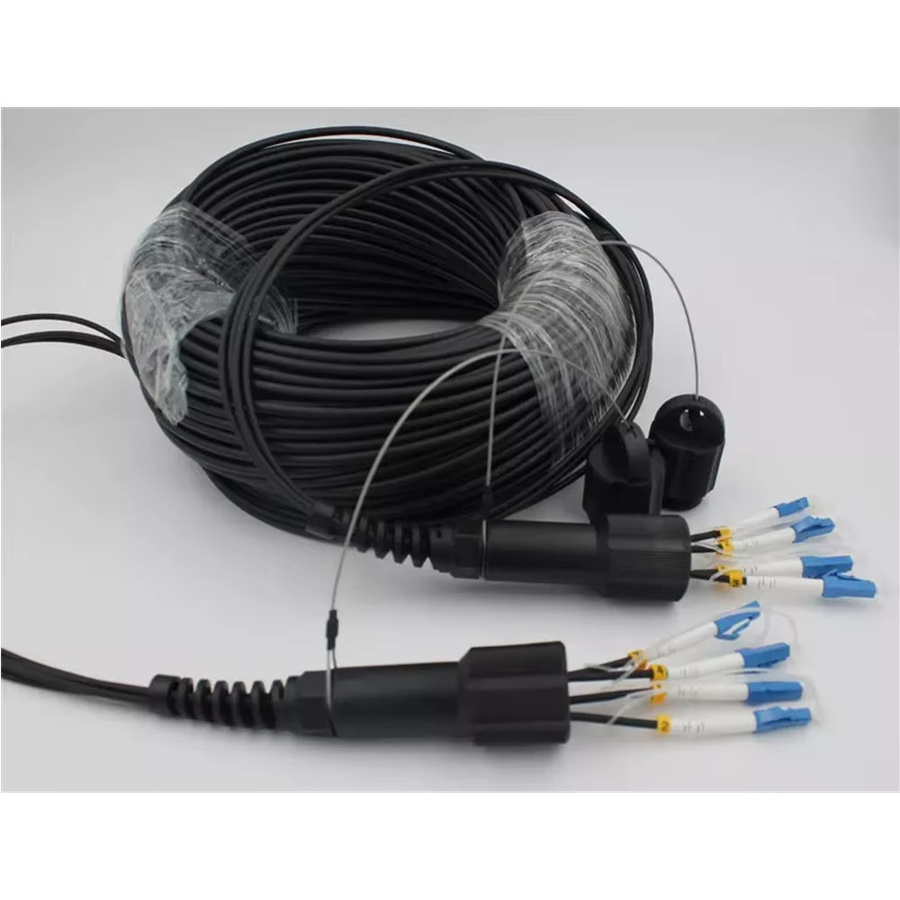 ELINK Glasfaser-Patchkabel Outdoor Singlemode FTTH-Jumper LC-LC gepanzert wasserdicht 4 Kerne - Bild 4