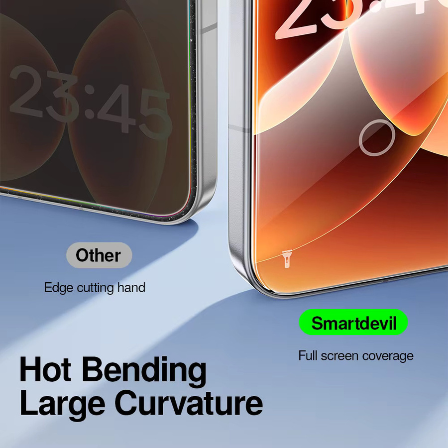 SmartDevil 2 Stück Displayschutzfolie aus HD-Hartglas für Xiaomi 17 Ultra, 17 Pro Max und Mi 17 17 Pro, transparent und anti-fingerabdruckbehaftet - Bild 2