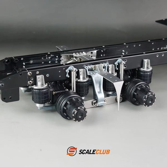 SCALECLUB Einzelhalter 8 Airbag-Tandem-Aufhängungssystem, 1:14, Zubehör - Bild 1