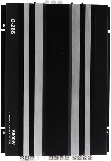 Aimo Auto Verstärker 5800W 4 Kanal 2 4 Ohm Hocheffizient in Schwarz für dein Audiosystem - Bild 1