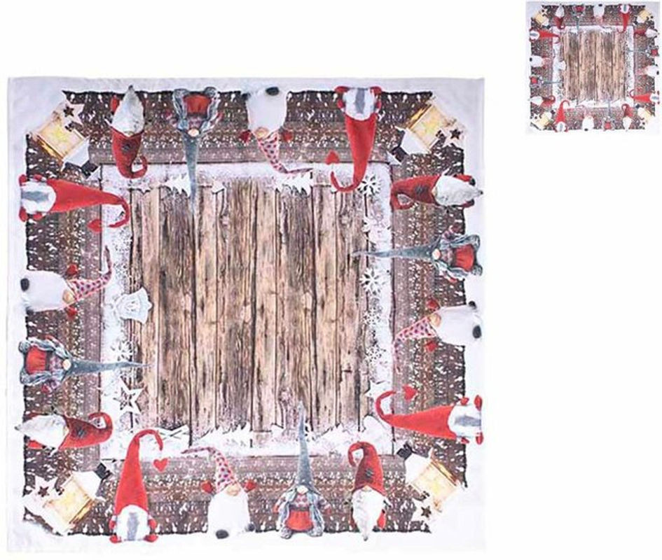 2er Platzset MOJAWO Weihnachtsbaumspitze mit Herzmotiv aus Textil in Mehrfarbig - Bild 1