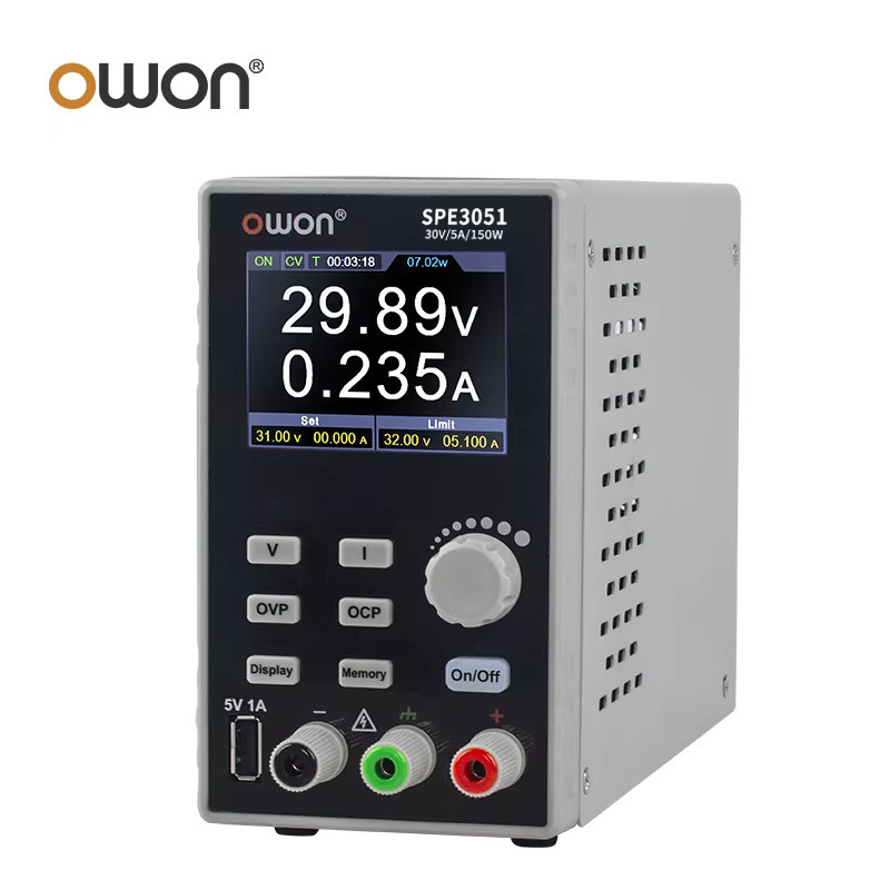 OWON SPE6103 Programmierbares DC-Netzteil mit 2,8 Zoll LCD, 300 W, 60 V/10 A und 60 V/5 A, Digitaler Spannungsregler mit 10 mV/1 mA Auflösung - Bild 2